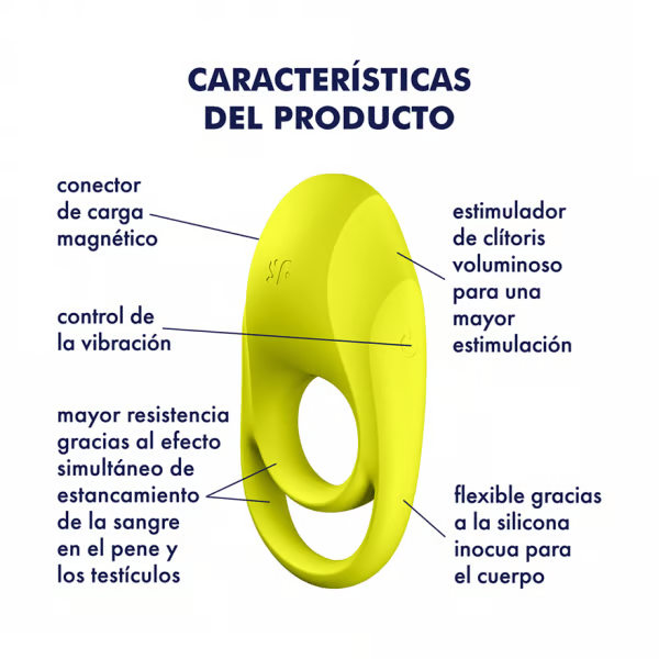Anillo doble para Pene con Vibración - Satisfyer Dual Ring - Image 3