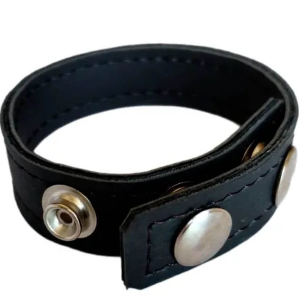 Anillo de eco cuero para pene y testículos