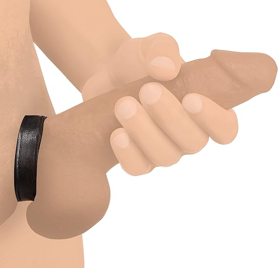 Anillo de eco cuero para pene y testículos