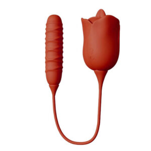 2 en 1: Lengua con Movimientos + Vibrador Penetrador - Tongue Luxury 3