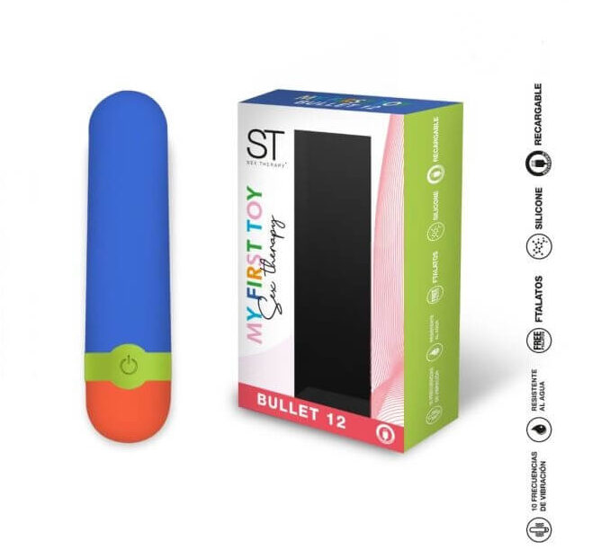 Balita Vibradora Recargable - 10 x 2 cm - Bullet 12
