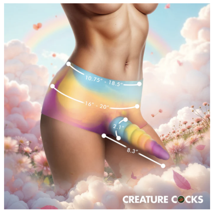 Calza de silicona con Dildo Unicornio 🌈 🦄 - Image 3