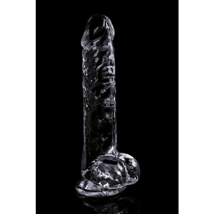 Dildo Transparente y Flexible con Ventosa en Base - 21 x 4 cm - Image 6