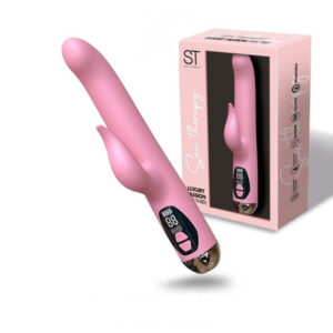 Vibrador de doble Estimulación interna y Externa - LUXURY PASSION PINK