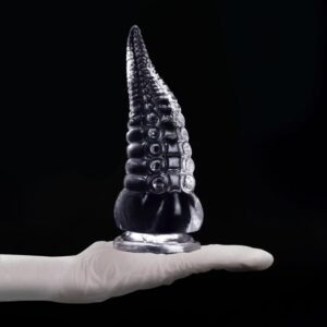 Dildo / Plug Tentáculo - silicona flexible - 18 x 5 cm
