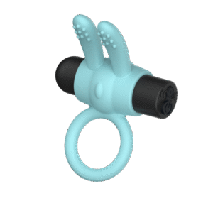 Anillo Peneano Vibrador con Rabbit Estimulador de Clítoris