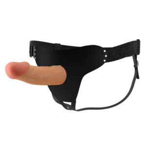 Arnés Unisex con Dildo Hueco de 17 x 4 cm