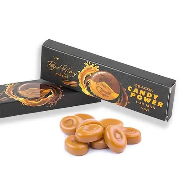 Vigorizante Sexual Masculino en Caramelos - Dragon Candy Power X 6 - Image 2