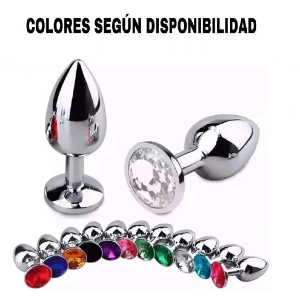 Plug Dilatador Anal - Metalico Medium - 7 x 3cm - Image 2