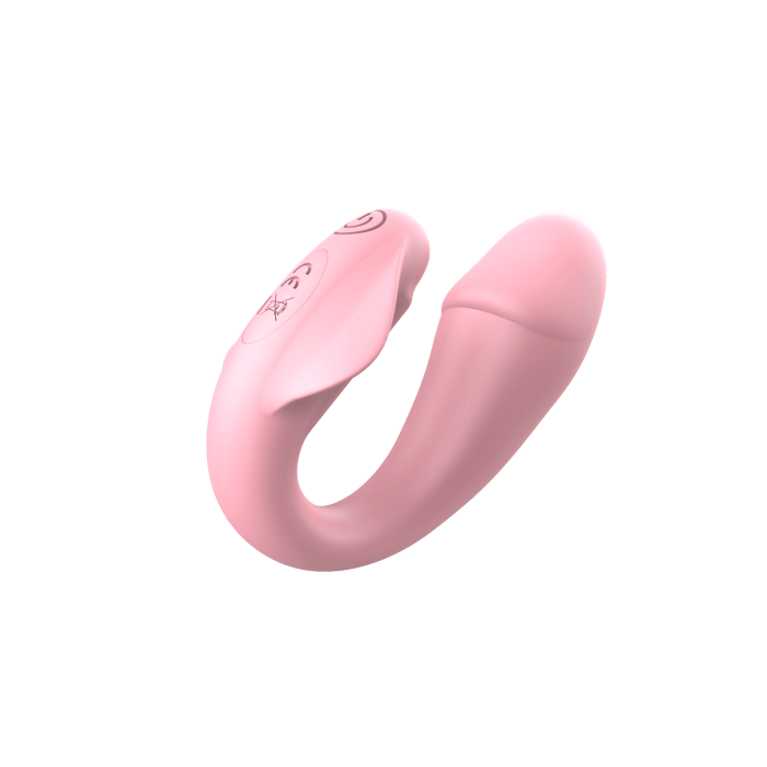 Vibrador Vaginal de Doble Estimulación con formato U y Control Remoto - Image 5