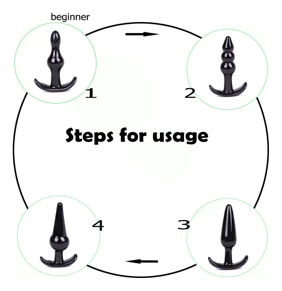 Kit x 4 Plugs de Dilatación y Preparación Anal - Image 5