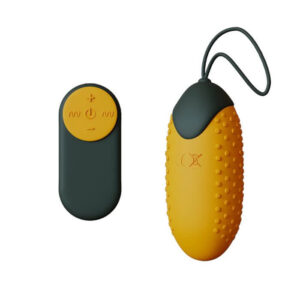 Huevito Vibrador Texturado con Control Remoto y Recargable USB - Egg 1