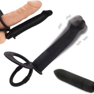 Anillo con dildo para Doble Penetración