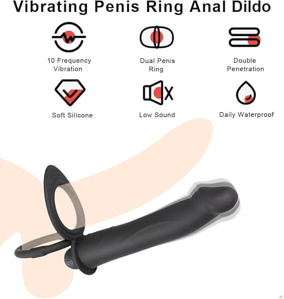 Anillo con dildo para Doble Penetración - Image 3