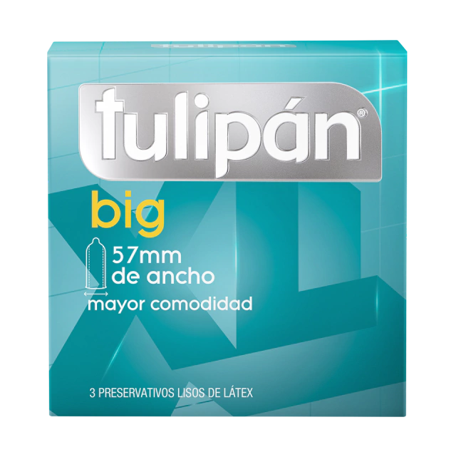 Preservativos Tulipan BIG - mas anchos - 57mm - Image 2
