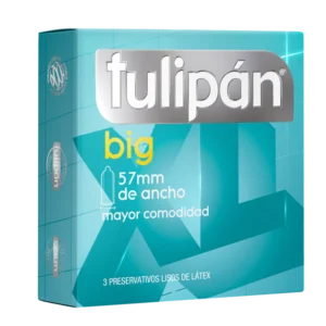 Preservativos Tulipan BIG - mas anchos - 57mm