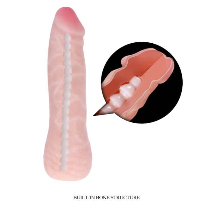 Dildo Articulado y Silicona simil piel - 16 x 3.3 cm aprox - Image 3