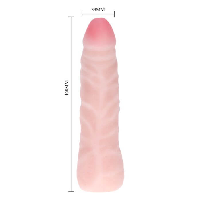 Dildo Articulado y Silicona simil piel - 16 x 3.3 cm aprox - Image 4